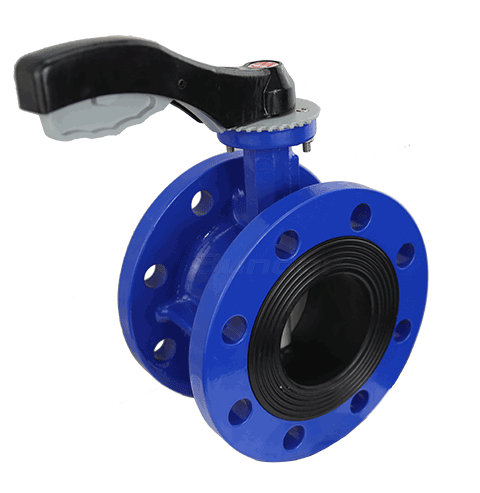 Lever Operated Flange Butterfly Valve2