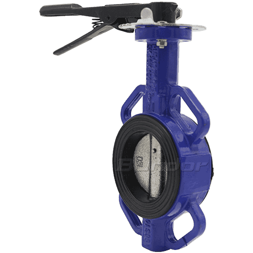 Worm Gear Operated Wafer Type Butterfly Valve