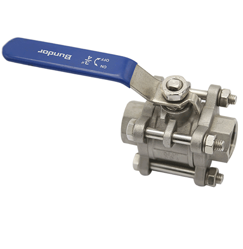 Stainless Steel 3PC Ball Valve3