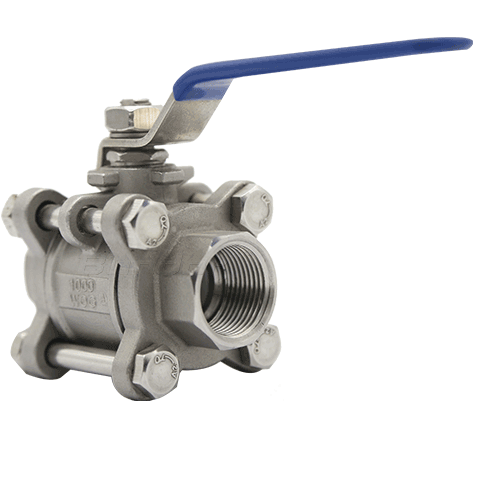 Stainless Steel 3PC Ball Valve2