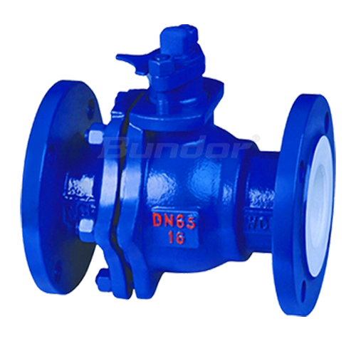 PTFE Lined Ball Valve2