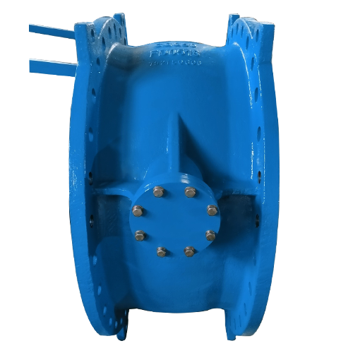 Ductile Iron Tilting Check Valve with Counterweight & Hydraulic Damper3
