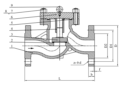 WCB Lift check valve