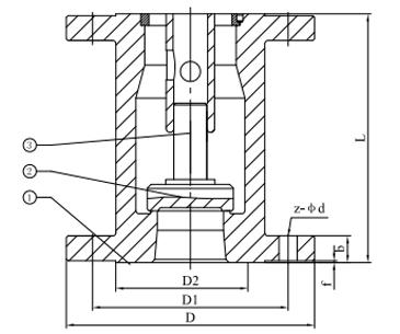 WCB Vertical Type Check Valve