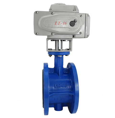 Motorized Flanged Butterfly Valve2