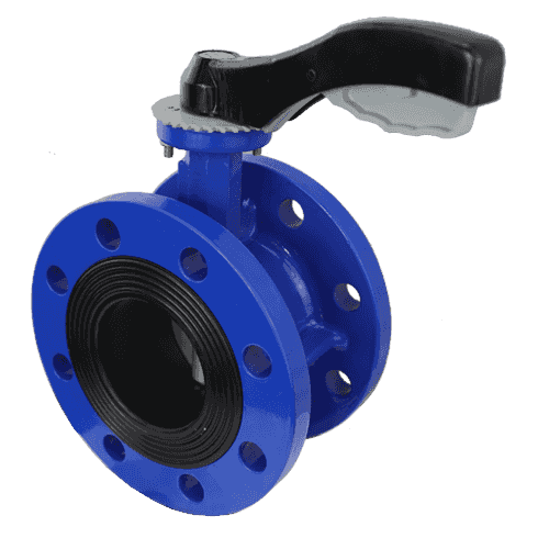 Lever Operated Flange Butterfly Valve