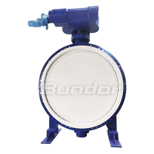 DN2600 Double Eccentric flange Butterfly Valve