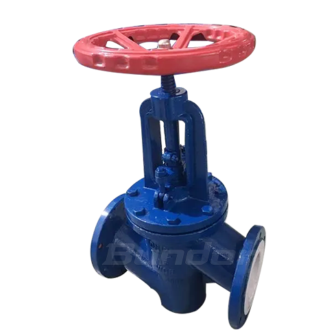 Fluorine lined globe valve3