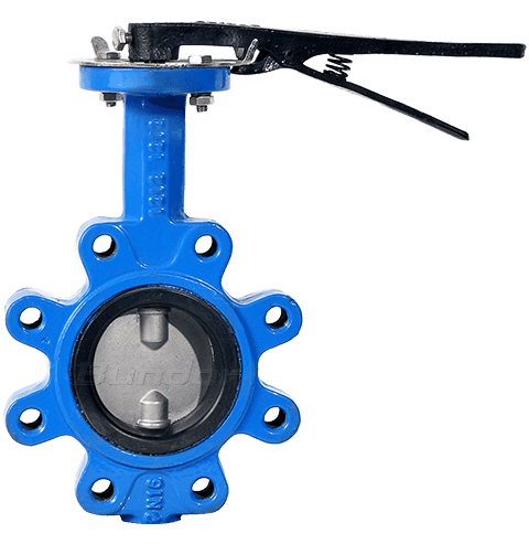 Double Stem Lug Butterfly Valve1