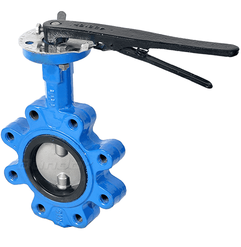 Double Stem Lug Butterfly Valve4