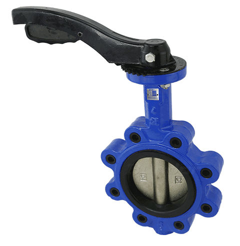 Aluminium Handle Lug Butterfly Valve2