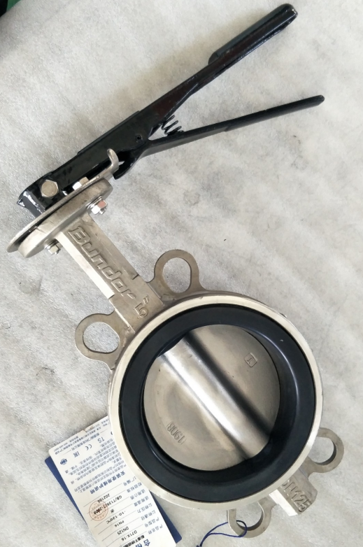 Wafer butterfly valve D71X-150LBR