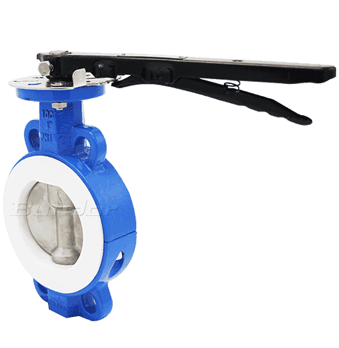 PN16 PTFE Seat Butterfly Valve2