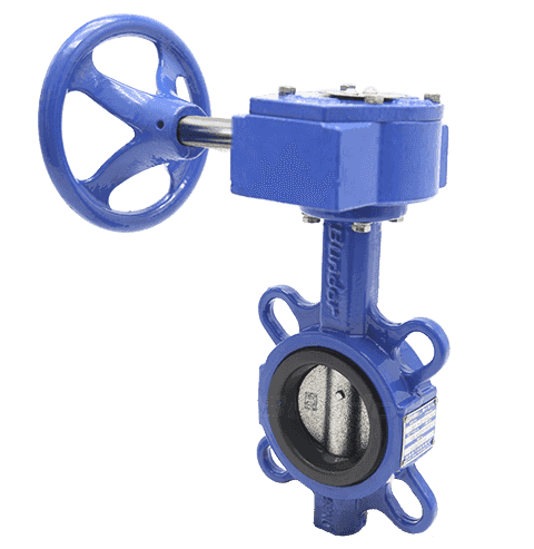 Worm Gear Operated Wafer Butterfly Valve3