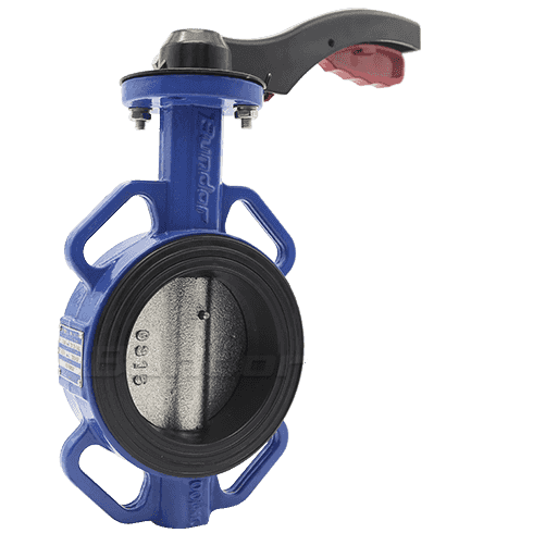 Aluminium Handle Wafer Butterfly Valve1