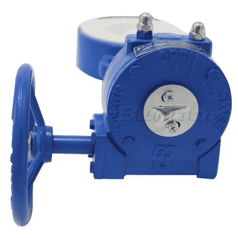 PTFE Seat Worm Gear Butterfly Valve4