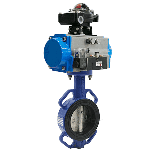 Pneumatic Actuated Butterfly Valve