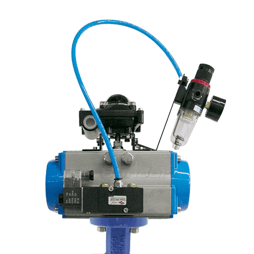 Pneumatic Actuated Butterfly Valve3