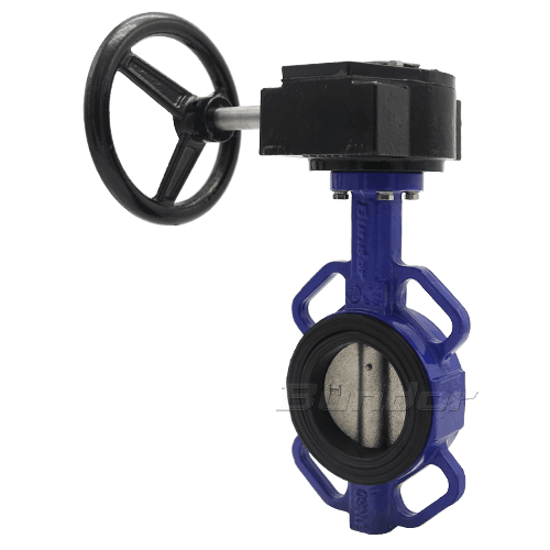 Worm Gear Operated Wafer Type Butterfly Valve4