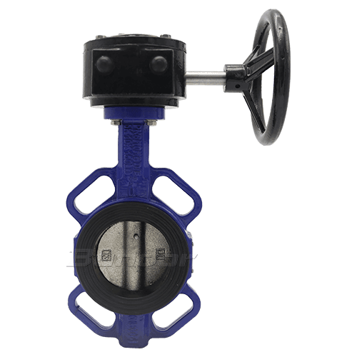 Worm Gear Operated Wafer Type Butterfly Valve