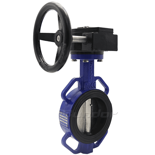 Worm Gear Operated Wafer Butterfly Valve