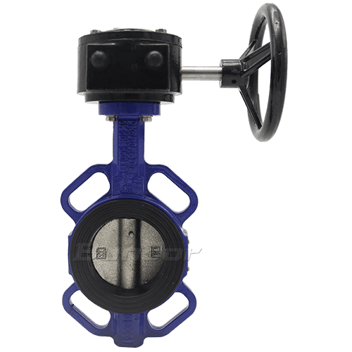 Wafer Butterfly Valve With Worm Gear1