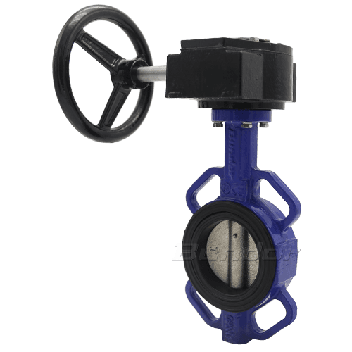 Wafer Butterfly Valve With Worm Gear3