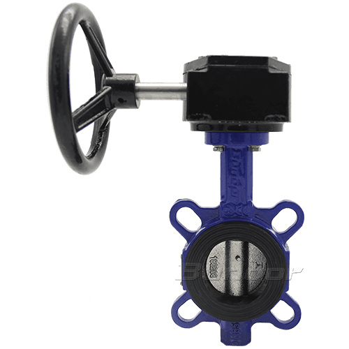 Wafer Butterfly Valve With Worm Gear3