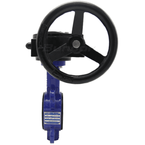 Wafer Butterfly Valve With Worm Gear2