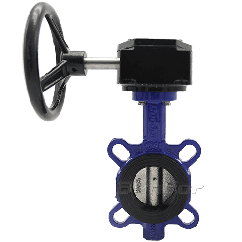 Wafer Butterfly Valve With Worm Gear2