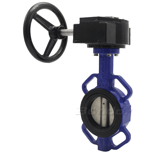 Worm Gear Operated Wafer Type Butterfly Valve1