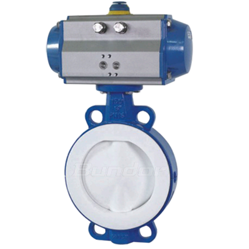 PTFE Lined Wafer Butterfly Valve