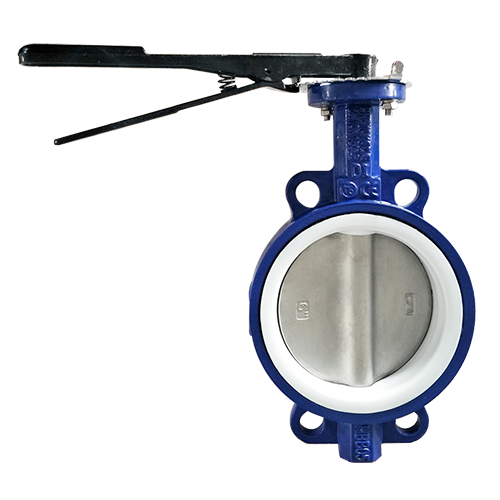 PTFE Seat Wafer Butterfly Valve2