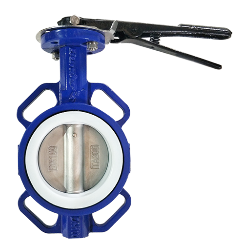 PTFE Seat Wafer Butterfly Valve1