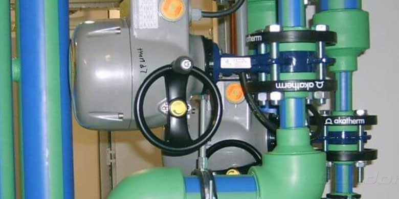 Can the butterfly valve be installed at the centrifugal pump outlet?