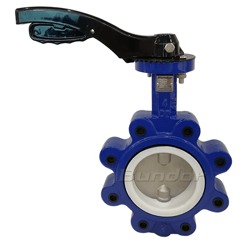 Aluminium Handle Lug Butterfly Valve2