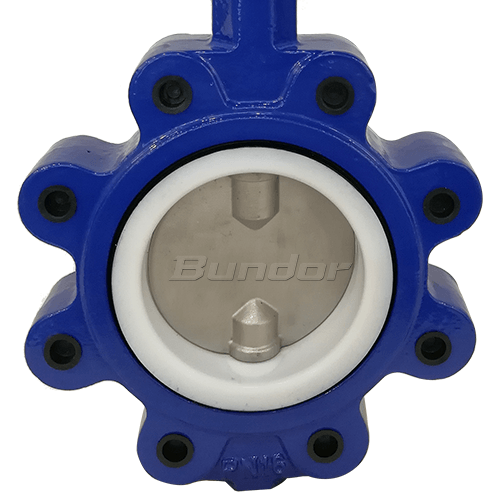 Aluminium Handle Lug Butterfly Valve3