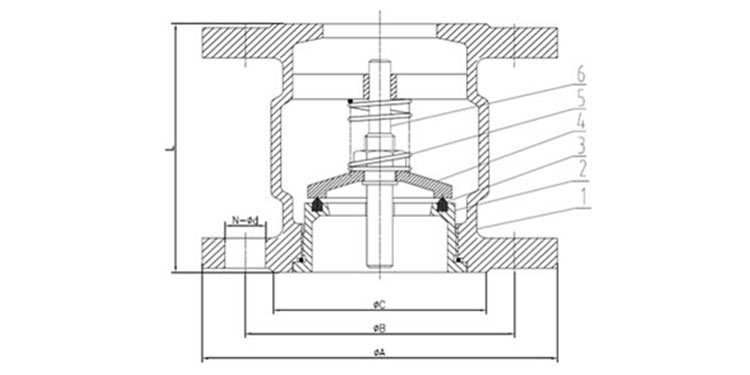 silent check valve